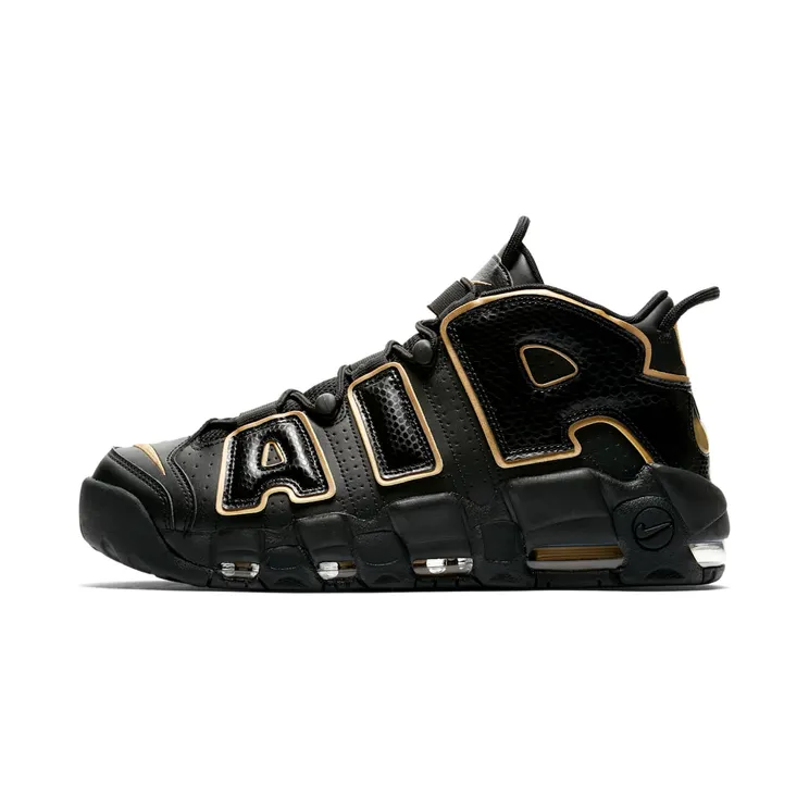 Nike Air More Uptempo 96 France “Black / Metallic Gold” (AV3810-001)