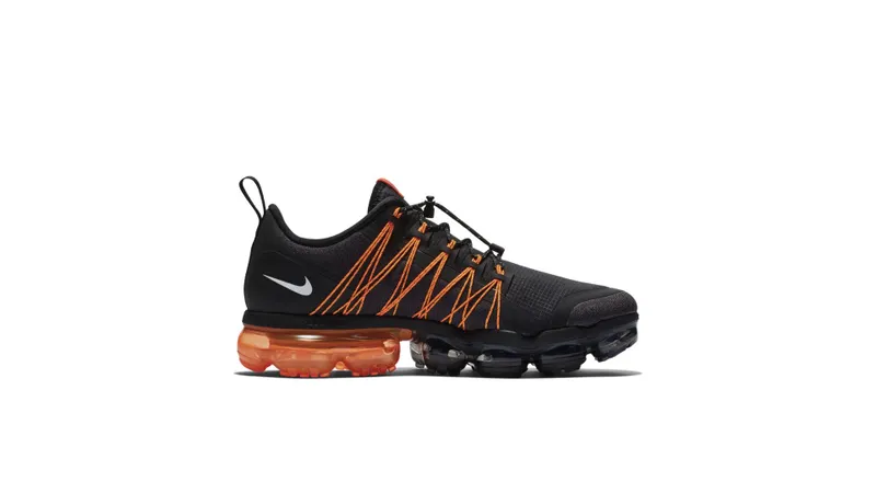 Nike Air VaporMax Run Utility Black Orange Black/Reflect Silver-Oil Grey (AQ8810-005)