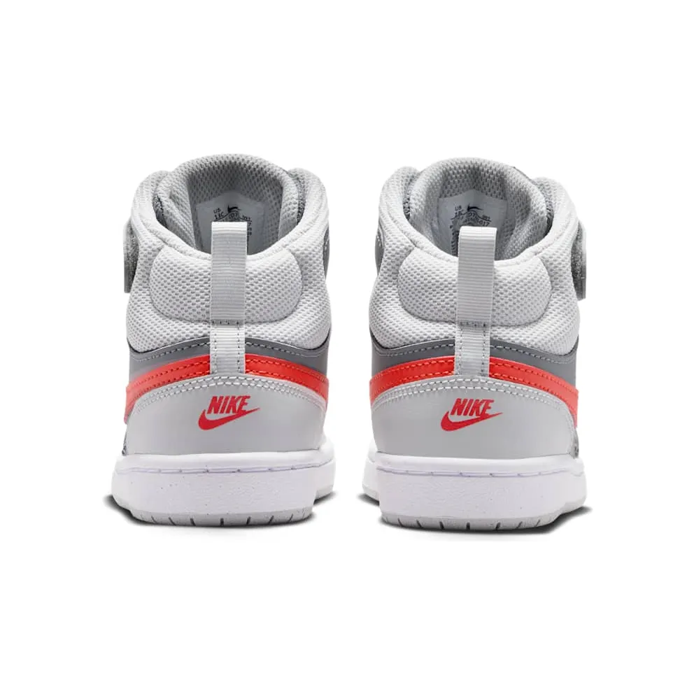 Nike Court Borough Mid 2 Smoke Grey Picante Red (CD7783-017)