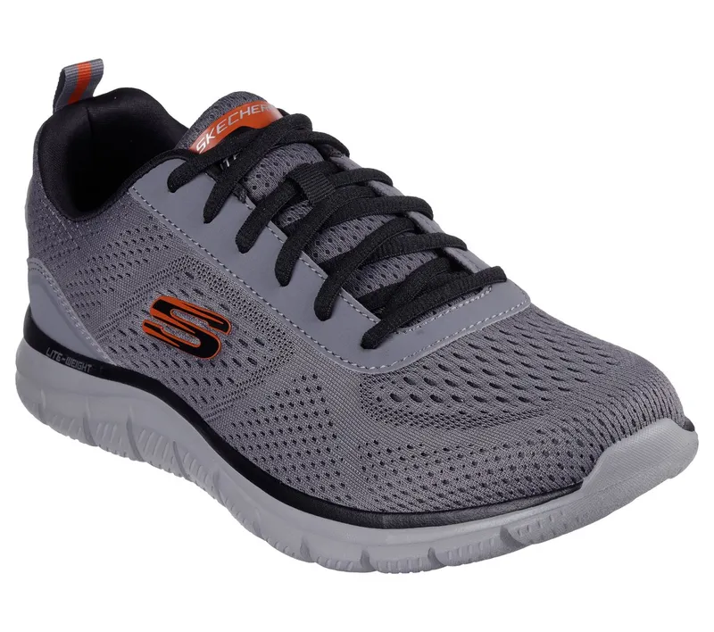 Skechers Track – Leshur Sneaker Houtskool/Orange