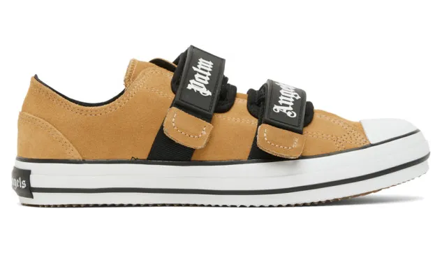 Palm Angels Beige Vulcanized Sneakers (PMIA034E20LEA0011701)