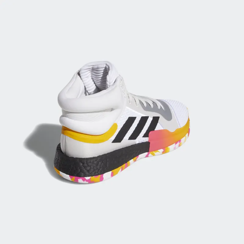 adidas Marquee Boost White Black Active Gold Cloud White/Core Black/Active Gold (G26212)