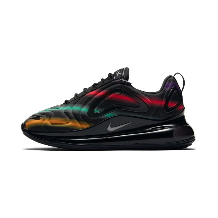 Nike AIR MAX 720 “Black / University Gold / Flash Crimson / Metallic Silver” (AR9293-023)