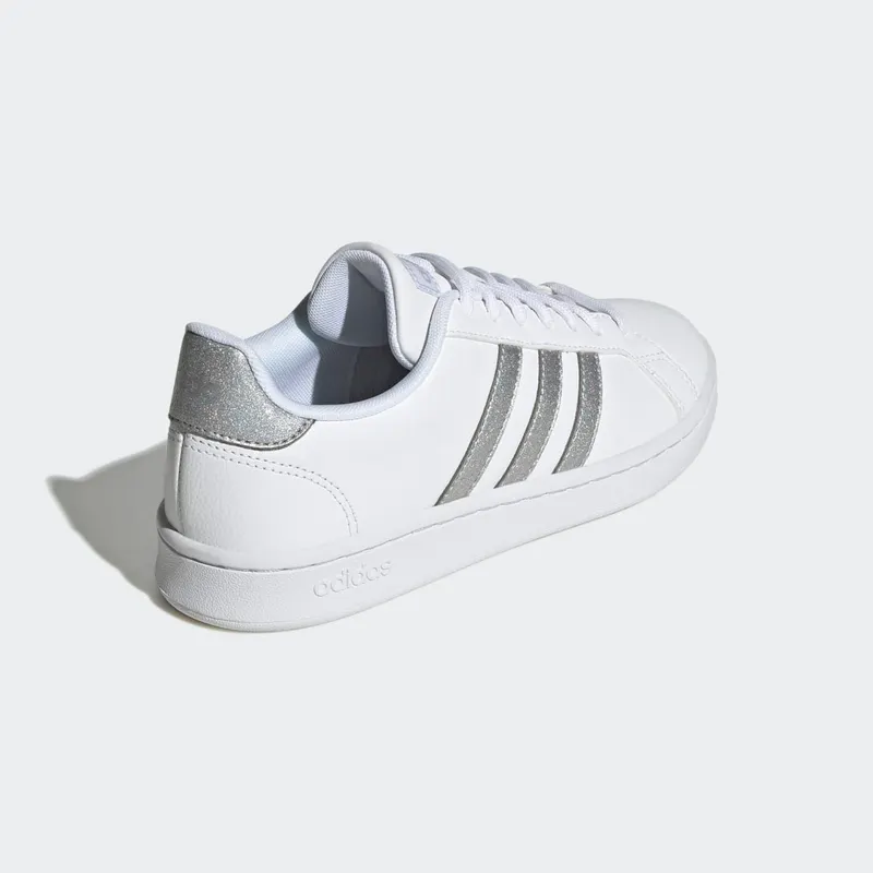 Adidas Grand Court Cloudfoam Lifestyle Court Comfort Cloud White / Cloud White / Silver Metallic (GZ1837)