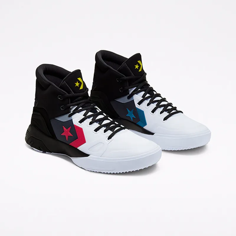 Converse  G4 Black White Multi Black/White-Solar Red (166804C)