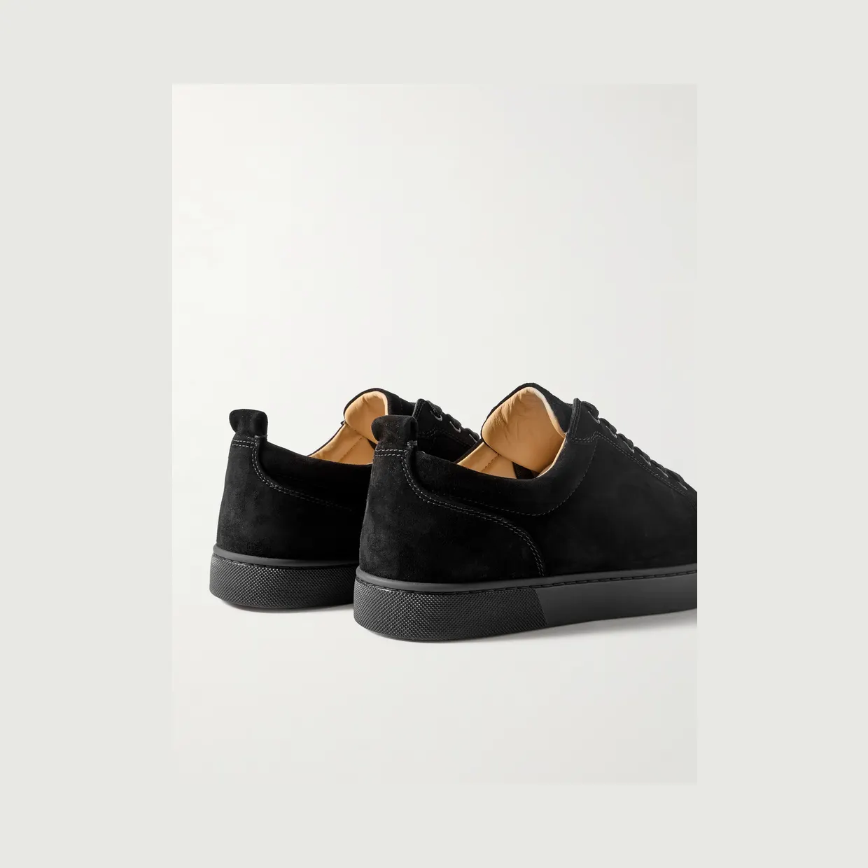 Christian Louboutin Louis Junior Suede Sneakers Black (3240421) (5)