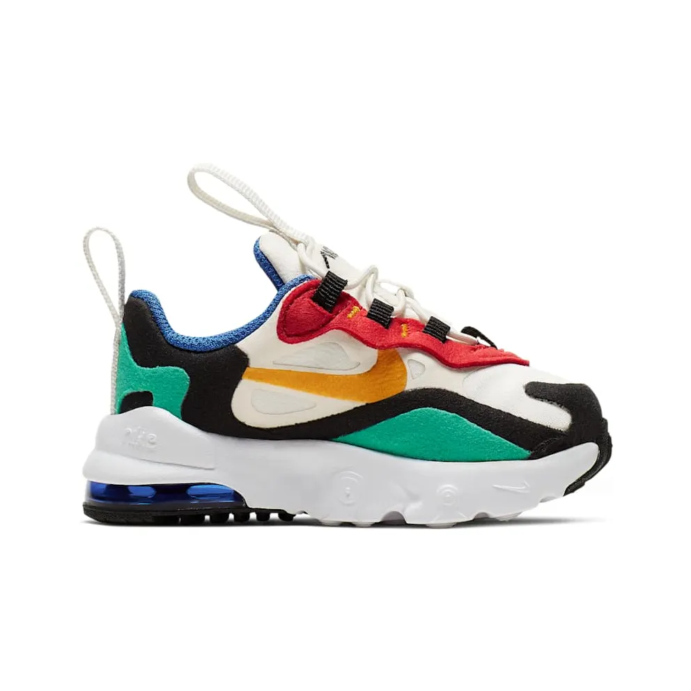 Nike Air Max 270 React Phantom Multi-Color (TD) Phantom/University Gold-University Red-Black-Kinetic Green-Hyper Royal (CD2654-001)
