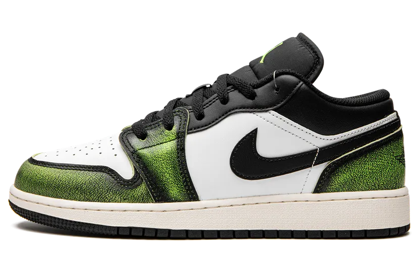 Air Jordan 1 Low SE GS Electric Green – “Black / White / Sail / Electric Green” (DO8244-003)