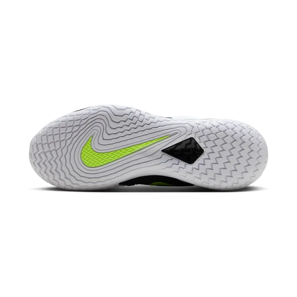 Nike Court Vapor Cage 4 HC Rafa Black White Volt Metallic Silver (HQ1653-001)