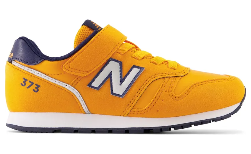 New Balance 373 Bungee Lace with Top Strap Marigold / Pigment (YV373V2-40539)