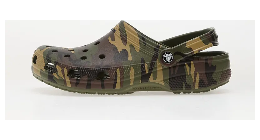 Crocs Classic Clog Camouflage Army Green Multi