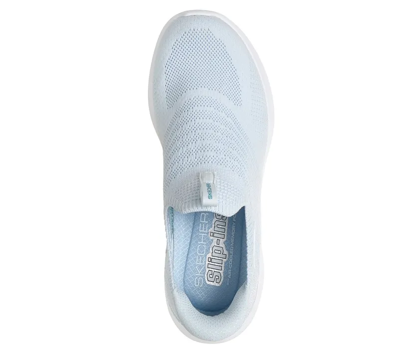 Skechers Slip-ins: Ultra Flex 4.0 – Pure Dream Sneaker Licht Blue