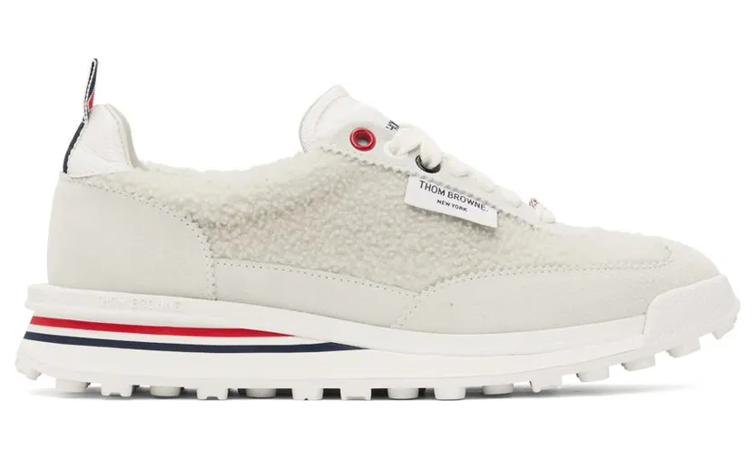 Thom Browne Off-White Shearling Tech 100 WHITE (MFD239A-L0010)