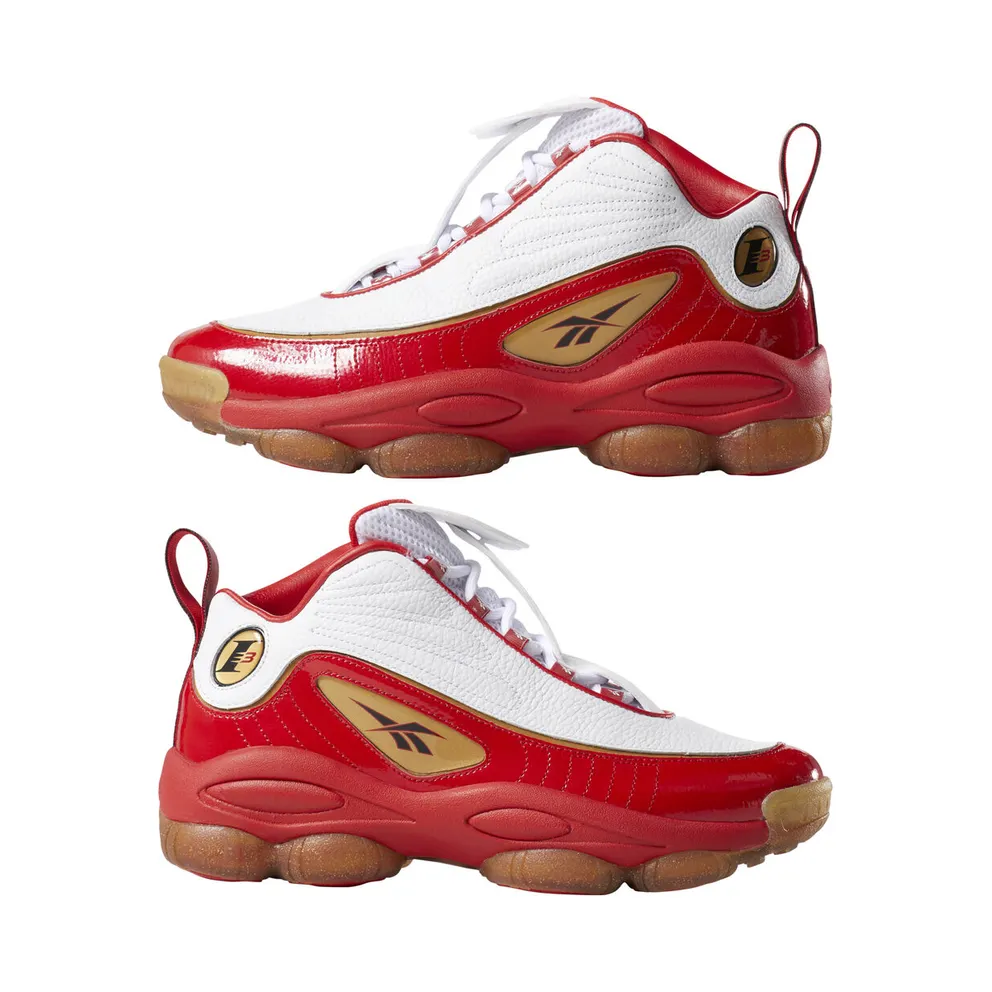 Reebok Iverson Legacy Red White Red/White-Black-Brass (Other Brands Reebok)
