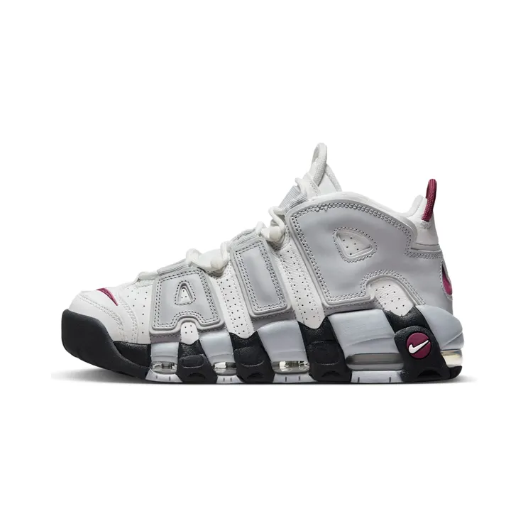 Nike Air More Uptempo “Summit White / Wolf Grey / Pure Platinum / Rosewood” (DV1137-100)