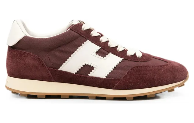 Hogan Logo-patch Panelled “Red/Neutrals” (HXW7270GH10V 4R0CPH)