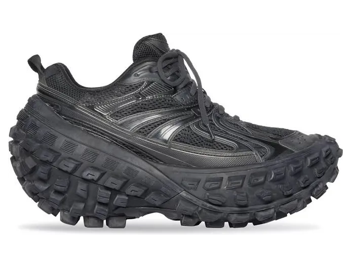Balenciaga Black Defender Sneakers (685613-W2RA6-1000)