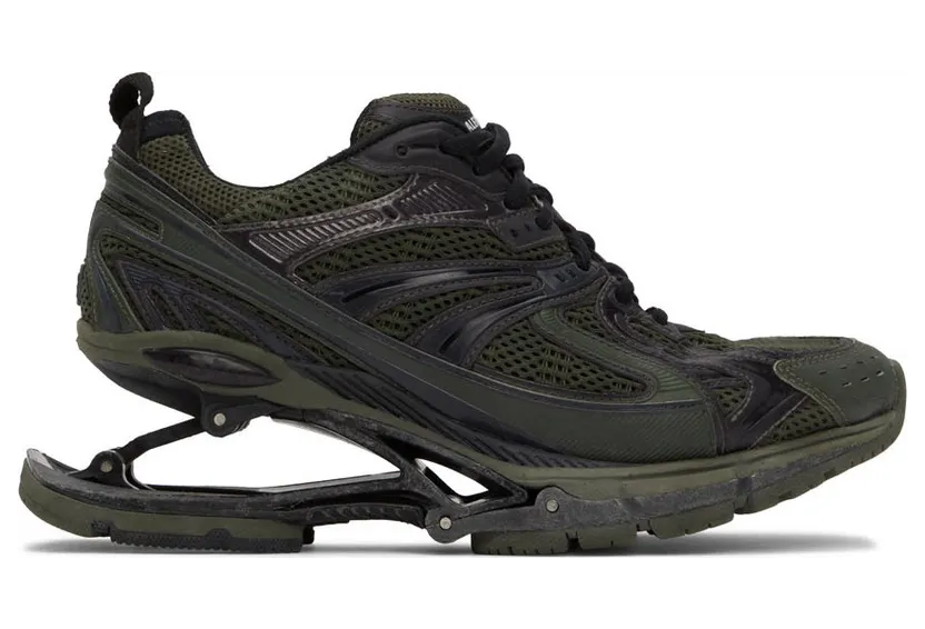Balenciaga Green X-Pander Sneakers (653871-W2RA4-3135)