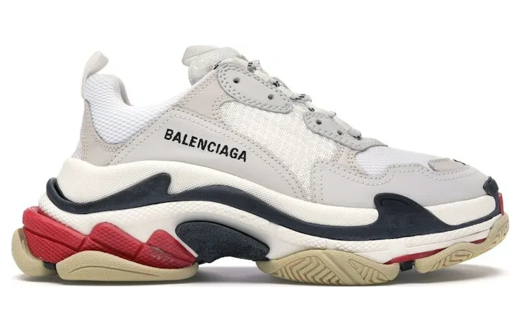Balenciaga Triple S White Red (W)