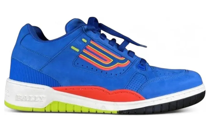 Bally Kuba Sneaker Royal Blue Orange Neon Yellow (6227960)