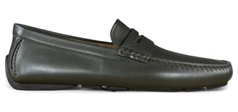 Bally Warno Fango Leather Drivers Fango (6222876)