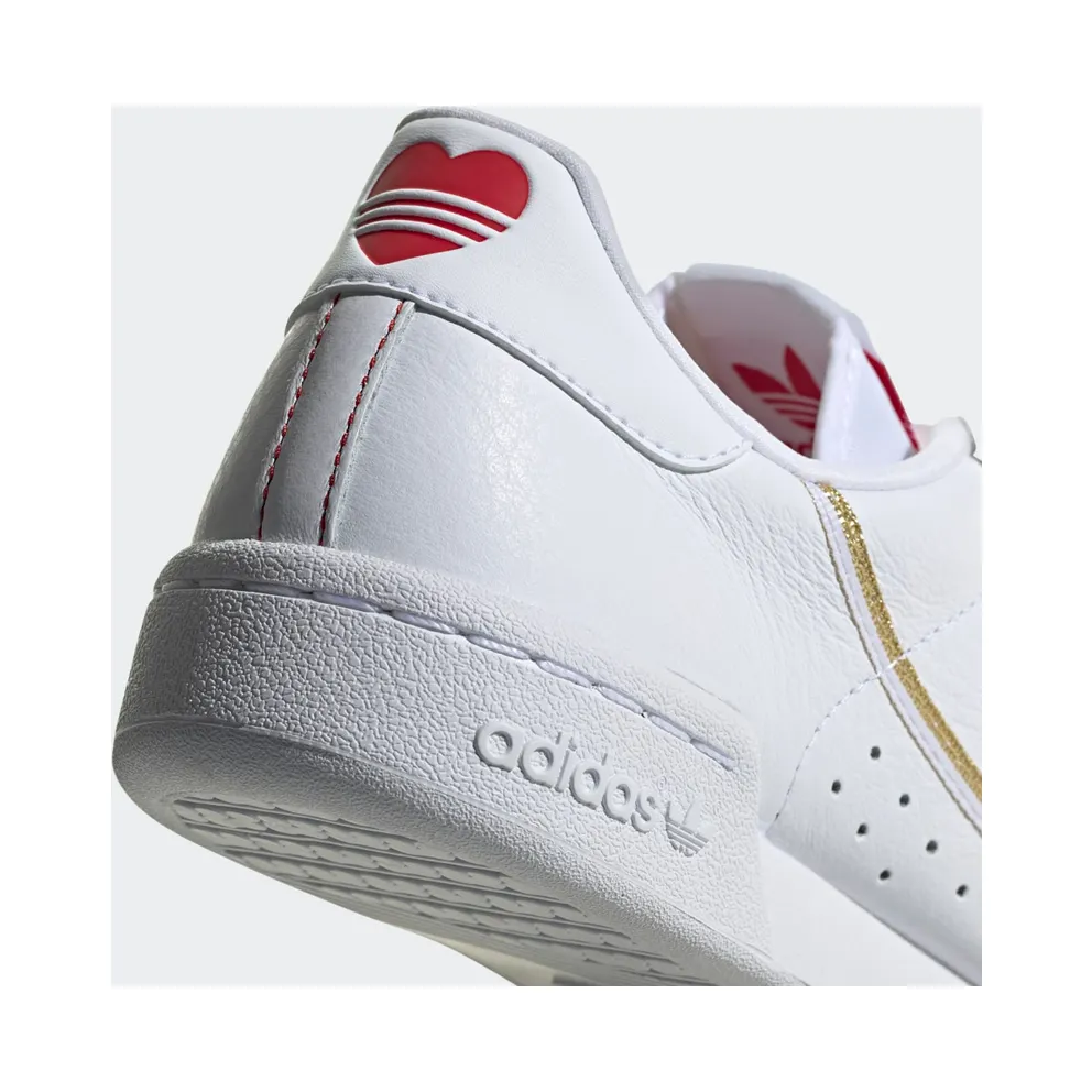 Adidas Continental 80 ‘Valentine’s Day’ Cloud White/Scarlet/Gold Metallic (FW6391)