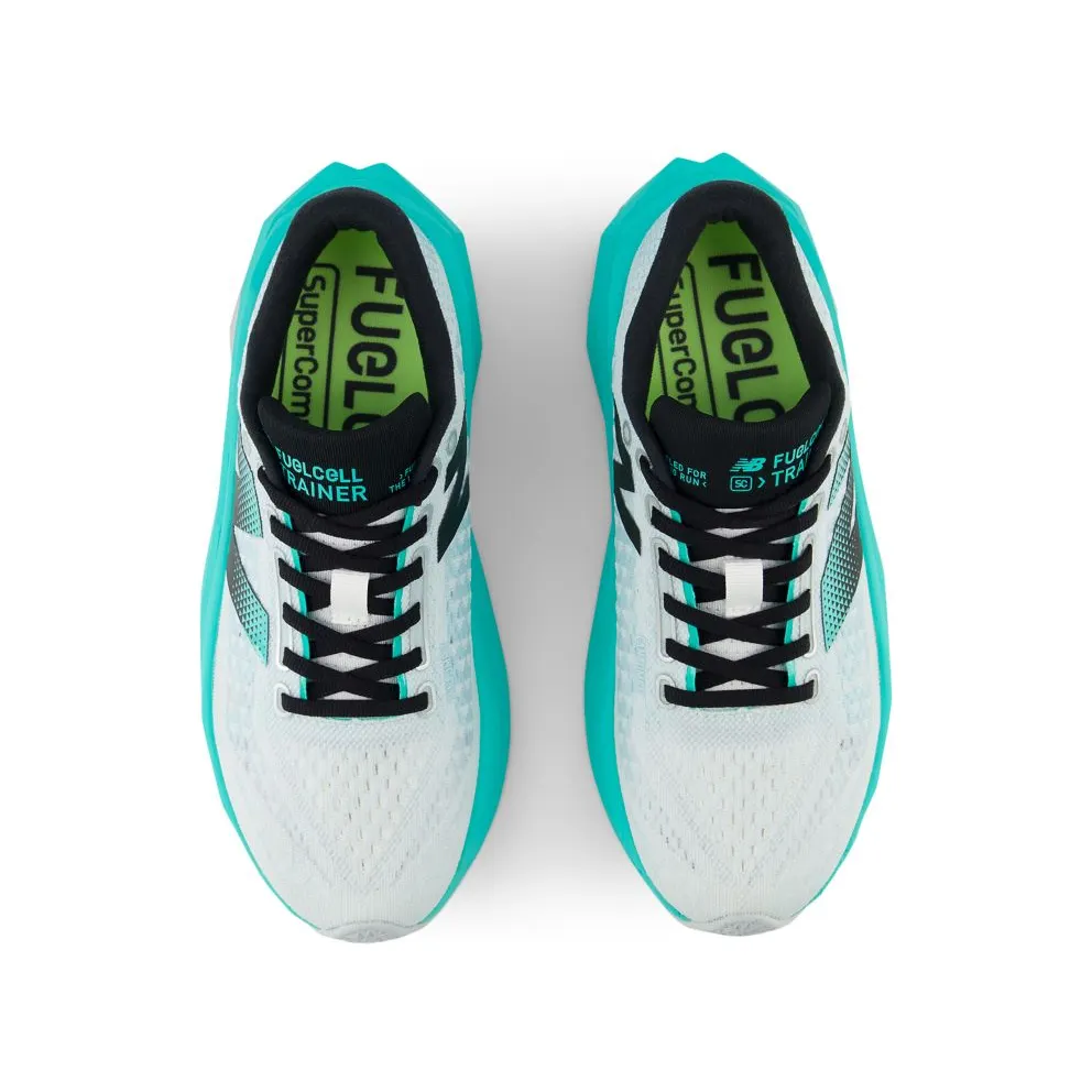 New Balance FuelCell SuperComp Trainer v3 White Cyber Jade Silver Metallic (WRCXLW4)