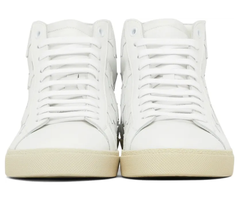 Saint Laurent Court Classic SL/06 Metallic California High-Top Sneakers (67290600ND0) (2)