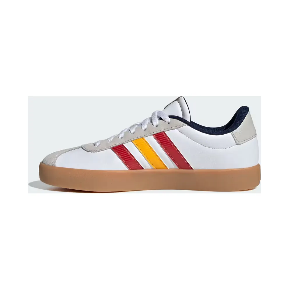 adidas VL Court 3.0 “Cloud White / Team Power Red 2 / Crew Yellow” (HQ0138)