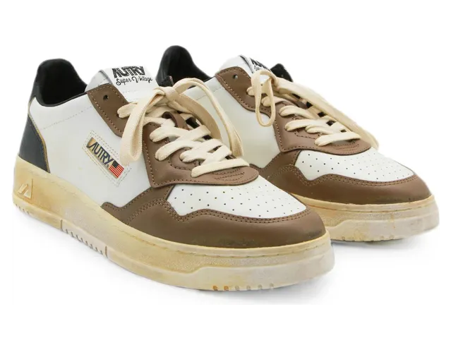 Autry Super Vintage Leather “White/Brown” (AVLM SV60) (4)