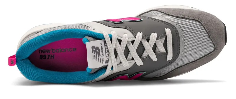 New Balance 997H Castlerock Dark Grey/Pink-Blue (CM997HAH)