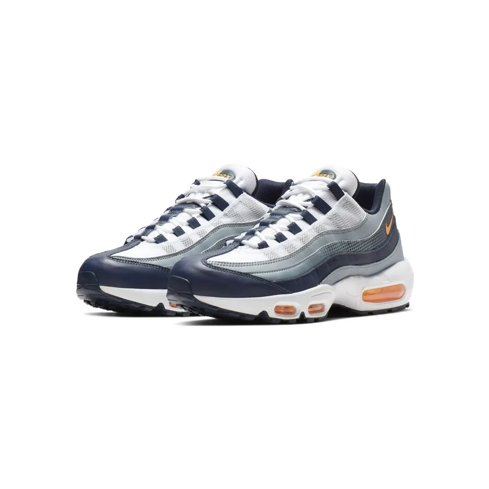 Nike Air Max 95 Midnight Navy Laser Orange Midnight Navy/White-Obsidian Mist-Laser Orange (AJ2018-401)