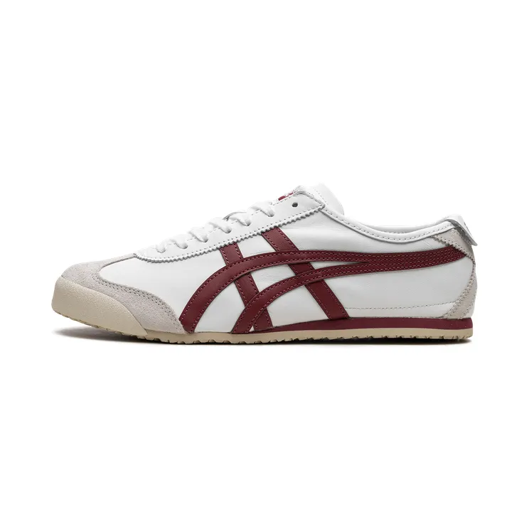 Onitsuka Tiger Mexico 66 “White Burgundy” (D4J2L-0125)