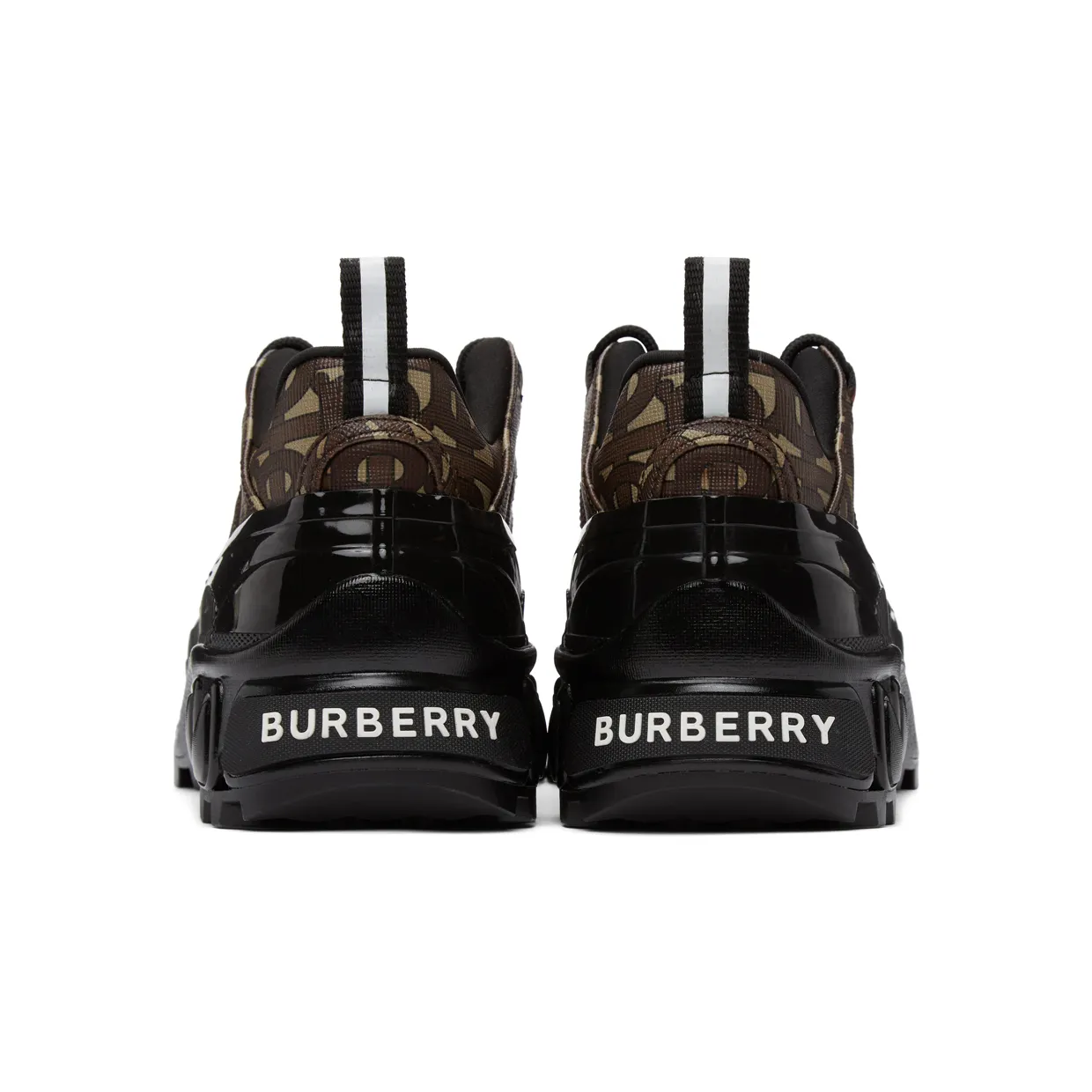 Burberry Brown E-Canvas Monogram Arthur Sneakers (8020678) (4)