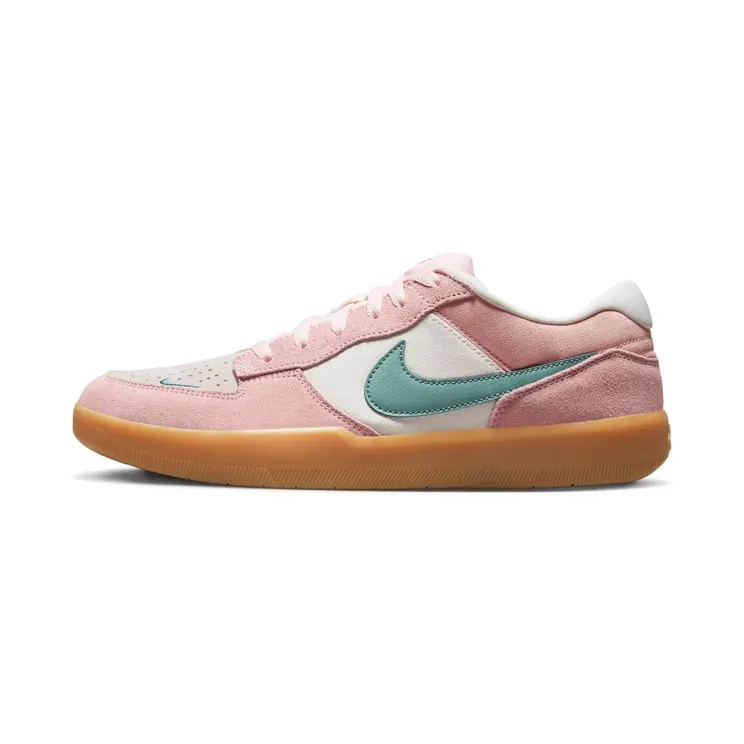Nike SB Force 58 “Pink Bloom / Phantom / Gum Yellow / Mineral Teal” (DV5477-600)