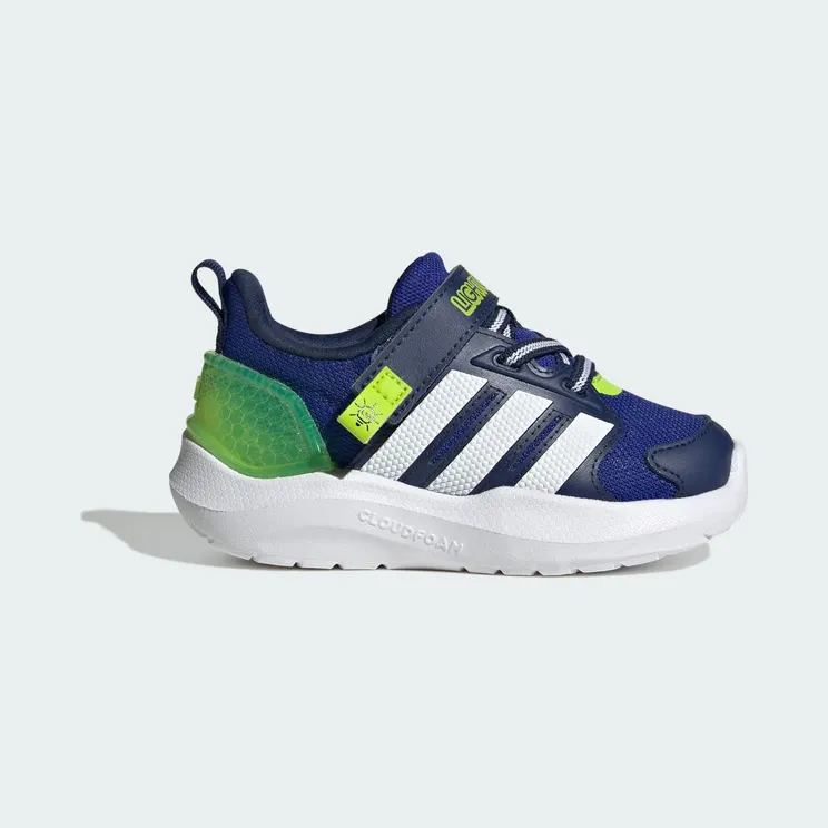 adidas Lightorama Shoes Infants “Lucid Blue / Cloud White / Solar Slime” (JQ4161)