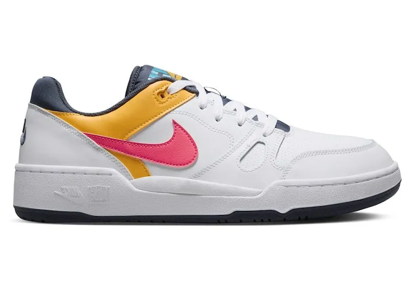Nike Full Force Low White Thunder Blue Dusty Cactus Racer Pink (HF4846-100)