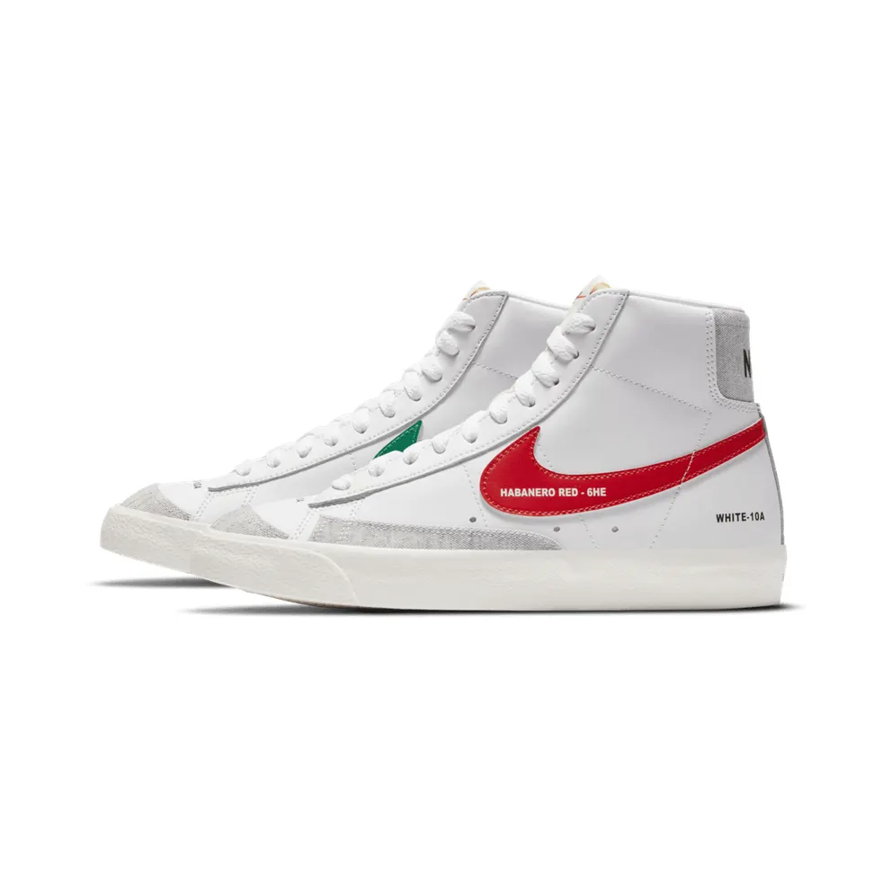 Nike Blazer Mid 77 Color Code White (W) White/Blue-Red-Green-Black (DA2142-146)