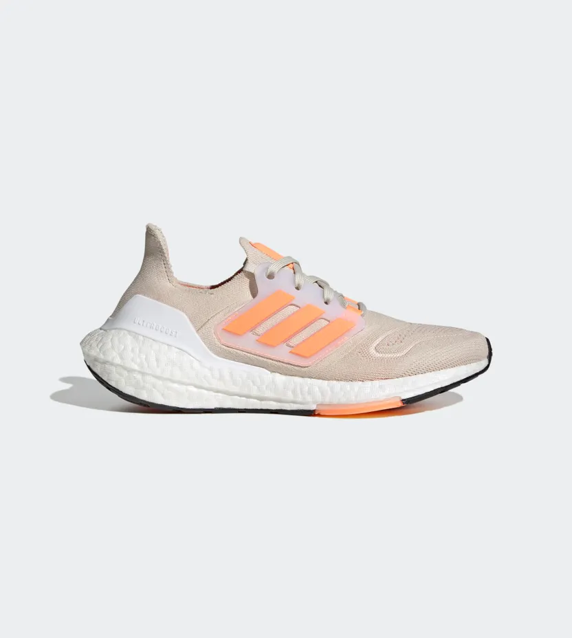 adidas ULTRABOOST 22 SCHOENEN Aluminium / Beam Orange / Core Black (GX6666)