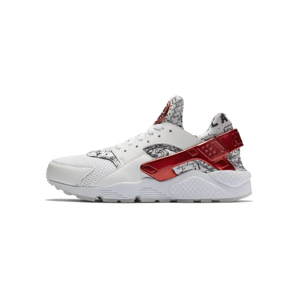 Nike Air Huarache Run Shoe Palace 25th Anniversary White/Varsity Red-Pure Platinum (AJ5578-101)