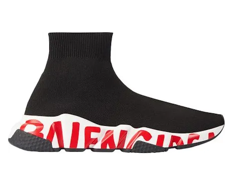 Balenciaga Graffiti Speed Red Sole (605942W05GE1095)