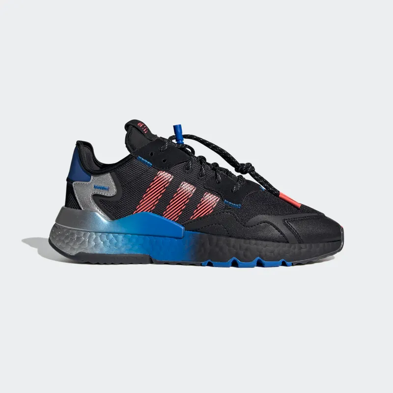 Adidas Nite Jogger ‘Black Flash Red Blue’ Core Black/Trace Grey Metallic/Flash Red (FW4275)
