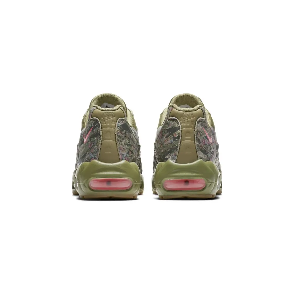 Nike Air Max 95 Floral Neutral Olive (W) Neutral Olive/Arctic Punch-Gum Light Brown-Rush Maroon-Cargo Khaki-Sunset Pulse (AQ6385-200)