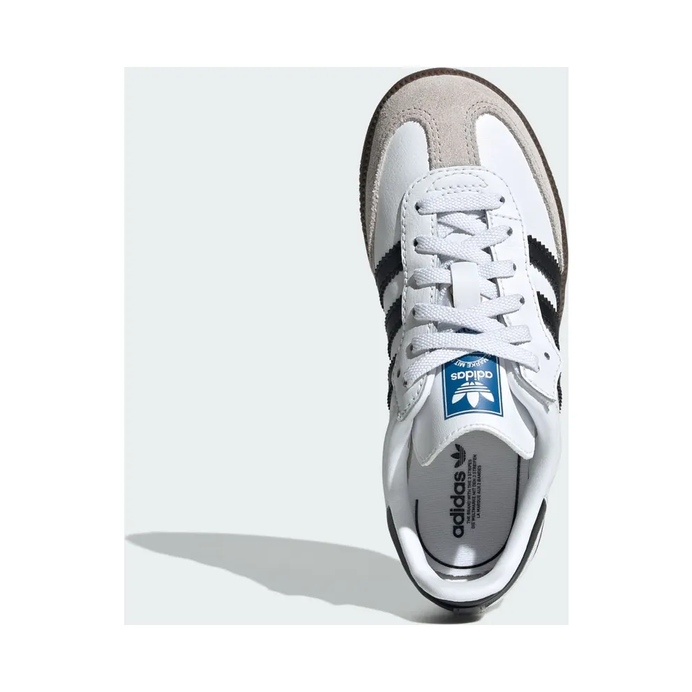 Adidas Samba OG Comfort Closure with Elastische Veters Kids Cloud White / Core Black / Gum (JQ6391)