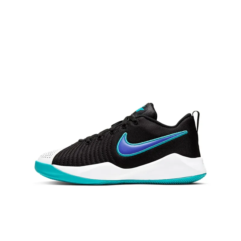 Nike Team Hustle Quick 2 Black Oracle Aqua (GS) Black/Oracle Aqua/White (AT5298-009)