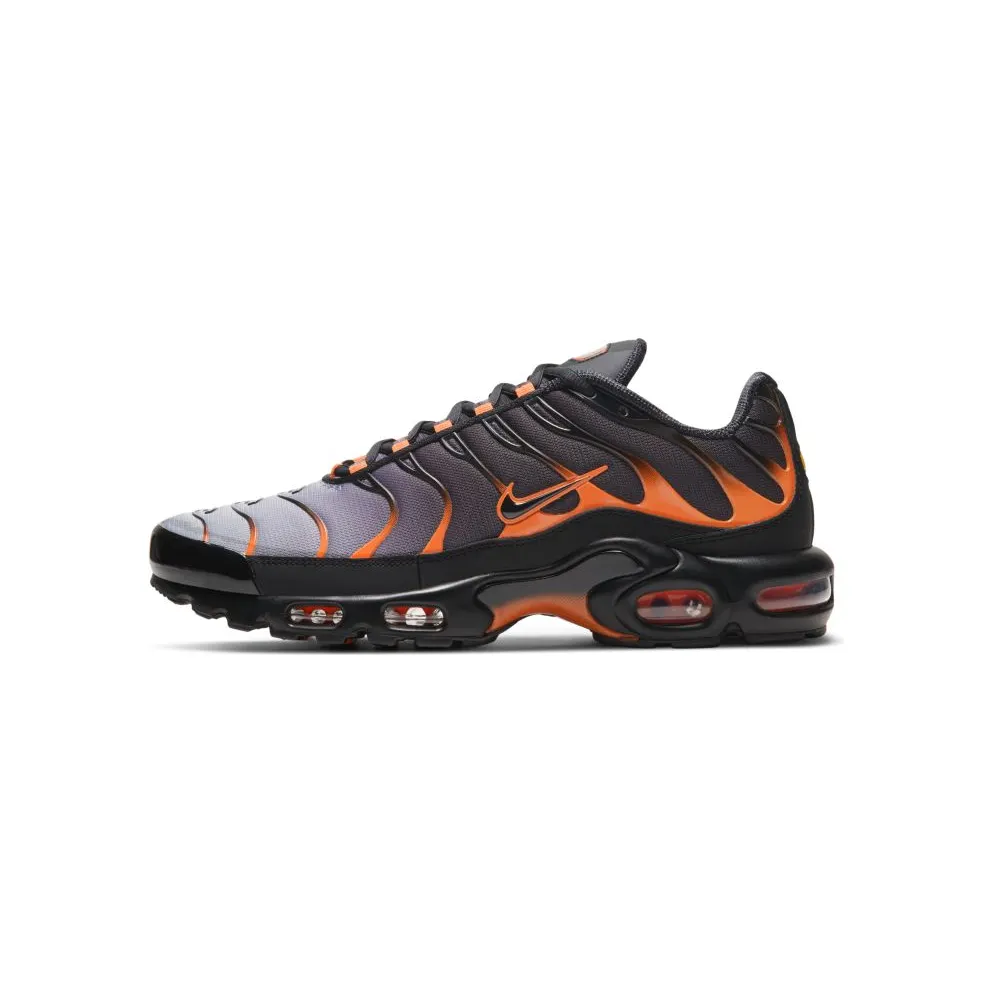 Nike Air Max Plus “Black / Team Orange / Iron Grey” (DD7111-002)