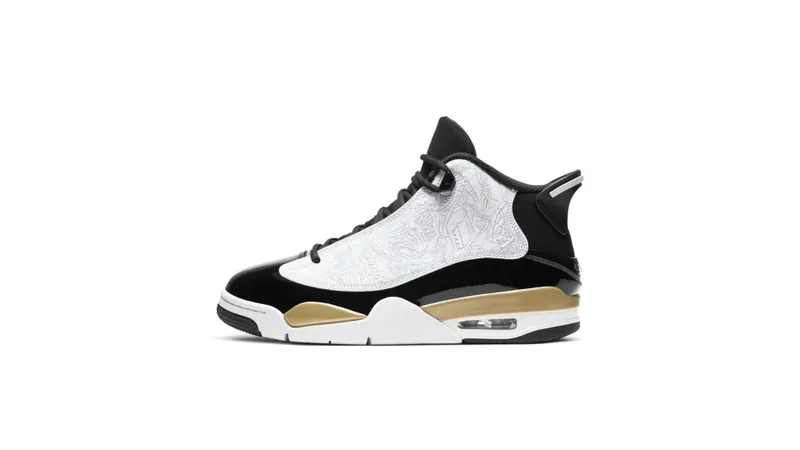 Jordan Dub Zero Black Metallic Gold White Black/Metallic Gold-White (311046-005)