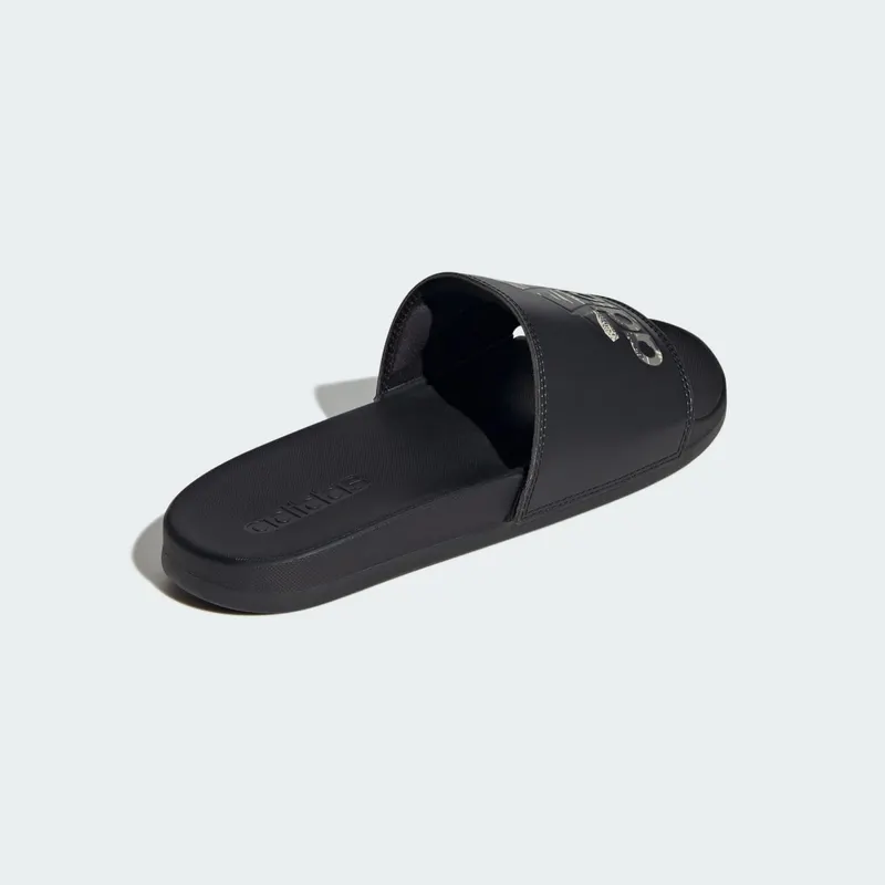adidas Adilette Comfort Slides Core Black Silver Pebble (JP7083)