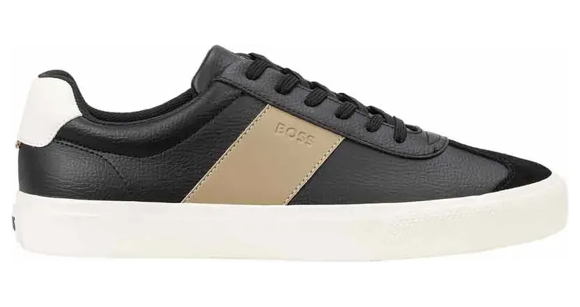 Boss – Leren Sneakers – Heren – Schoenen – Zwart (50557852-014)