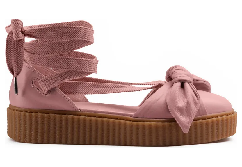 Puma Bow Creeper Sandal Rihanna Fenty Silver Pink (W)